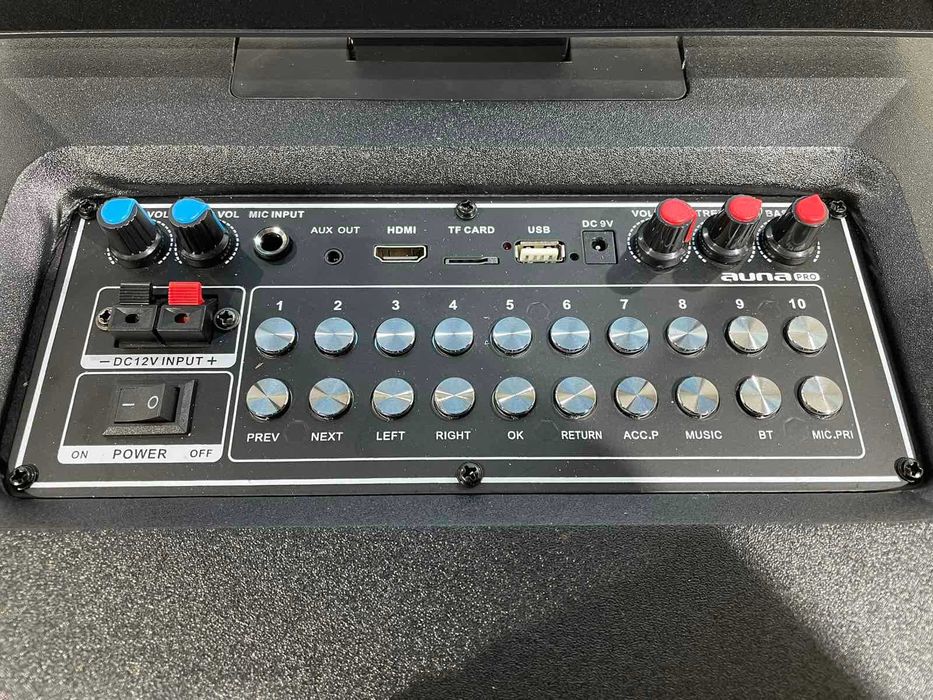 Интернет радио караоке  Аккумуляторная Колонка  дисплей auna Pro Spin