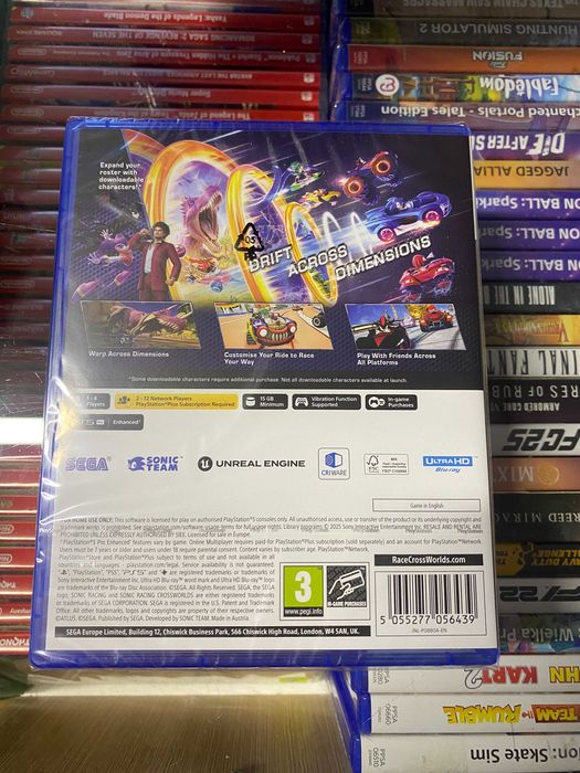 Sonic Racing: CrossWorlds [PS5] PL, NOWA