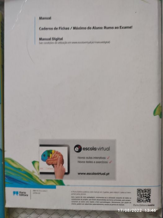 Livros Escolares 9, 10, 11 e 12ano