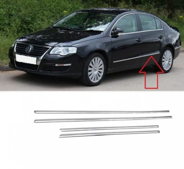 Молдинг дверей VW Passat b6 2005-2010