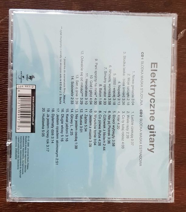 CD Elektryczne Gitary Słodka Maska wydanie real foto.