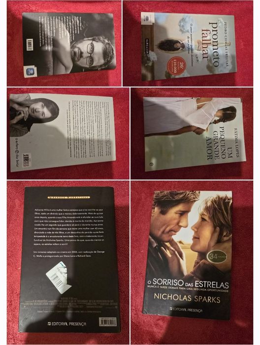 Conjunto de livros em bom estado