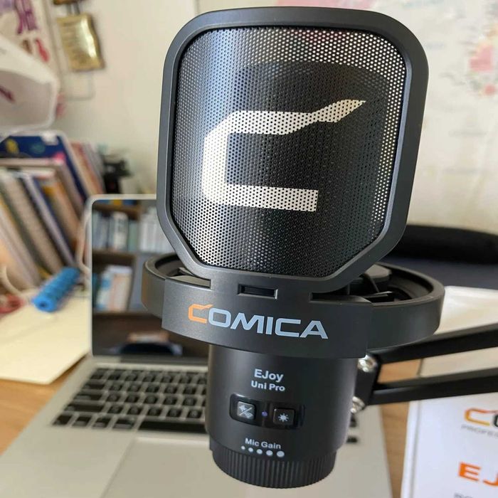 Мікрофон високочутливий COMICA EJoy Uni Pro - студ микрофон на штативе