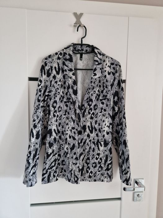 Marynarka żakiet H&M 38 M cętki panterka