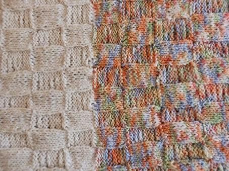 Koc robiony na drutach 170/140