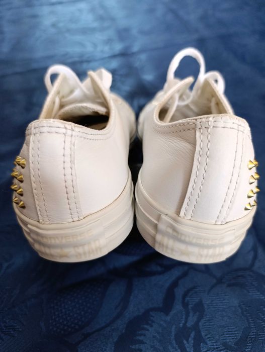 Кеди жіночі шкіряні Converse All Star Studded