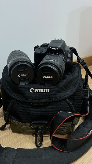 Canon EOS 2000D + 2 Objetivas (18-55mm IS STM + 55-250mm IS STM) – Excelente Estado