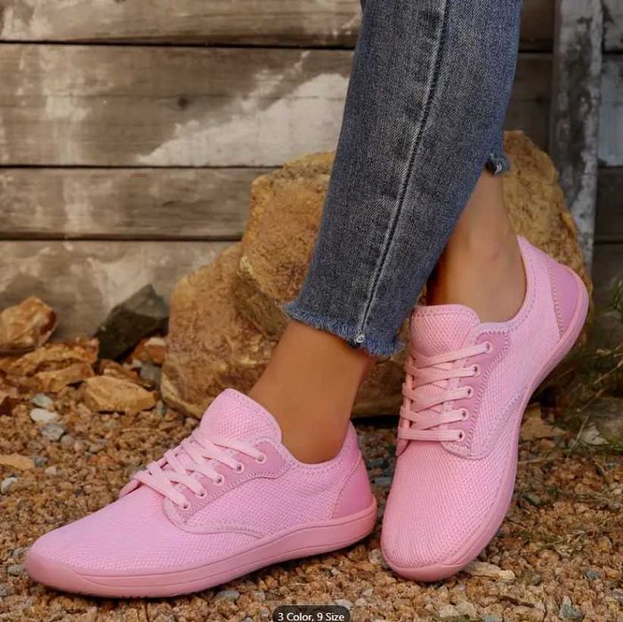 Różowe buty sportowe, oddychające rozmiar 38,5