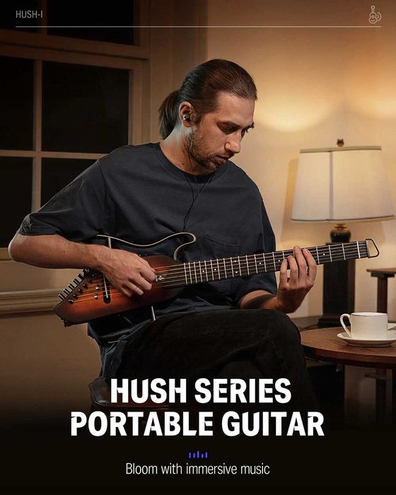 Donner Hush I Sunburst EC1783 Gitara elektroakustyczna