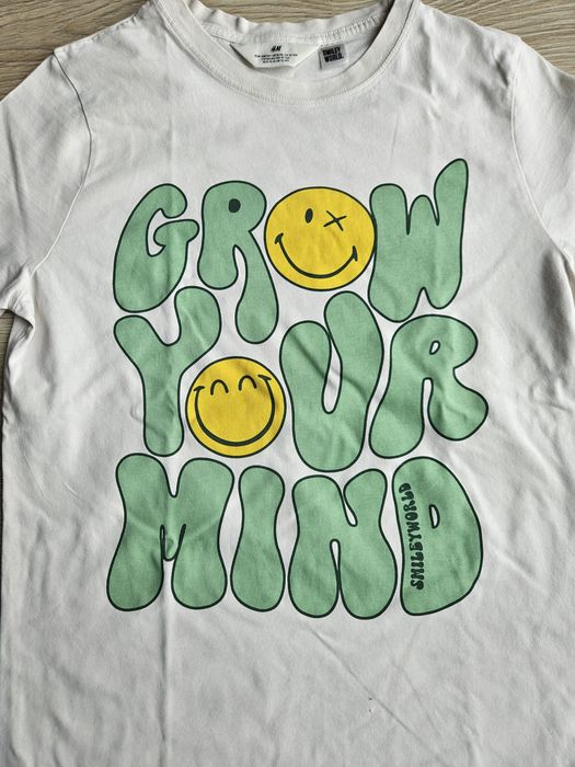 H&M t-shirt oversize z nadrukiem r.164cm (12lat)