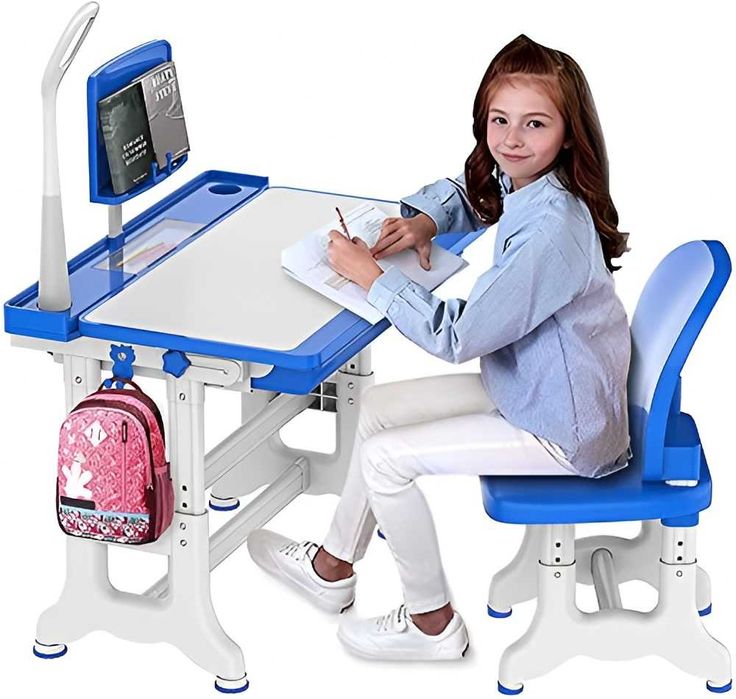 School Box Premium стіл дитячий зі стільцем зростаючий комплект меблів для учня