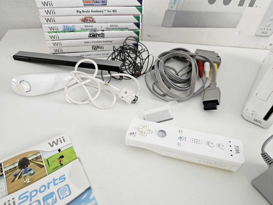Nintendo Wii konsola + wielki zestaw gier