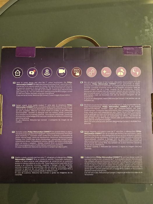 Video porteiro Philips welcomeeye connect 2