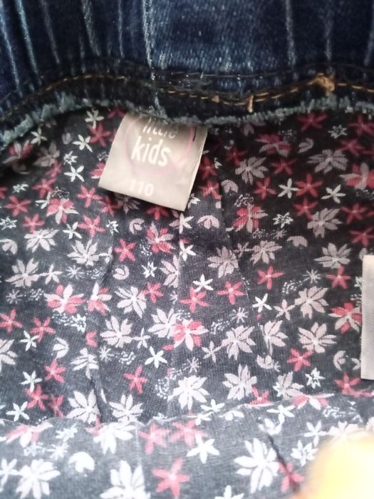 Jeansy ocieplane dziewczęce