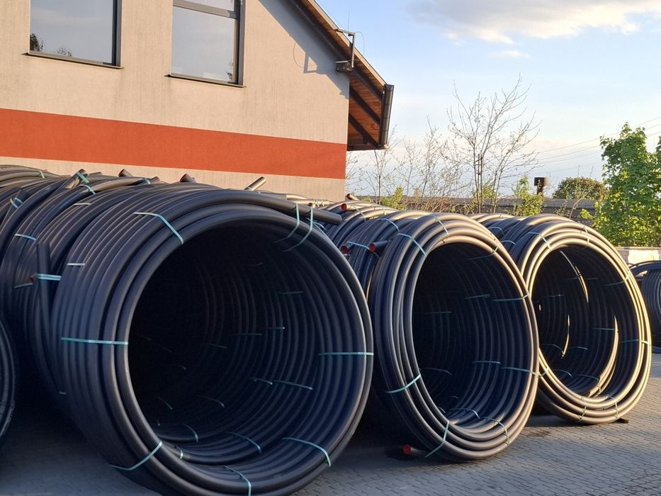Rura PE 90 PN 10 wąż nawadnianie, plantacje, warzywa, woda, deszczowni