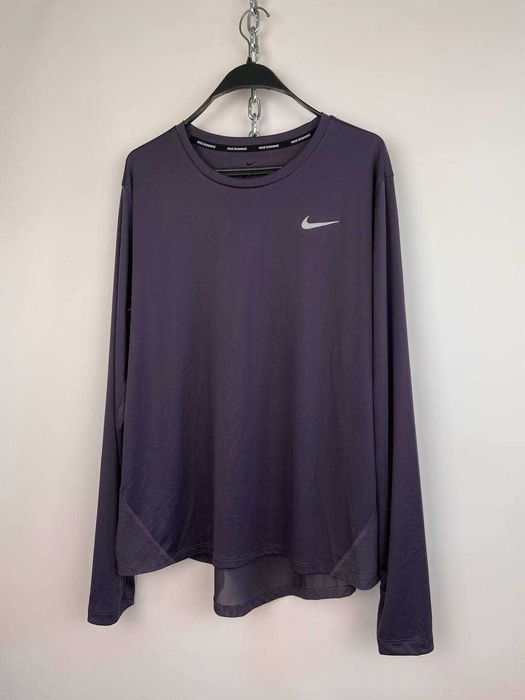 Nike miler dri fit running xl жіночий спортивний лонгслів