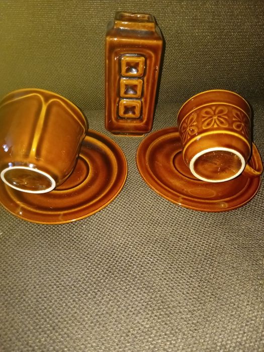 Pruszków wazonik  i 2 filiżanki