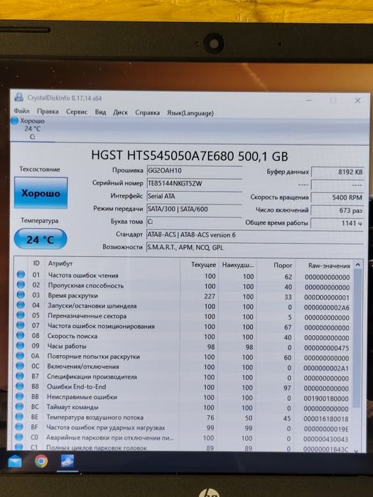 Ноутбук  HP 15.6" у відмінному стані/Intel/8 ОЗП/500 HDD