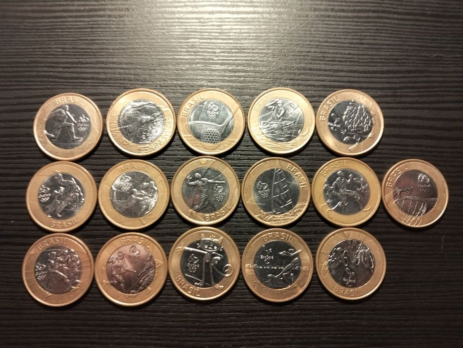 Vendo moedas das olimpíadas de 2016