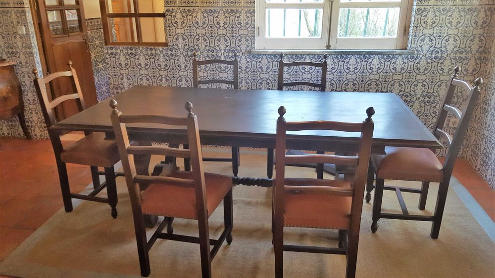 Conjunto Vintage Mesa de Jantar