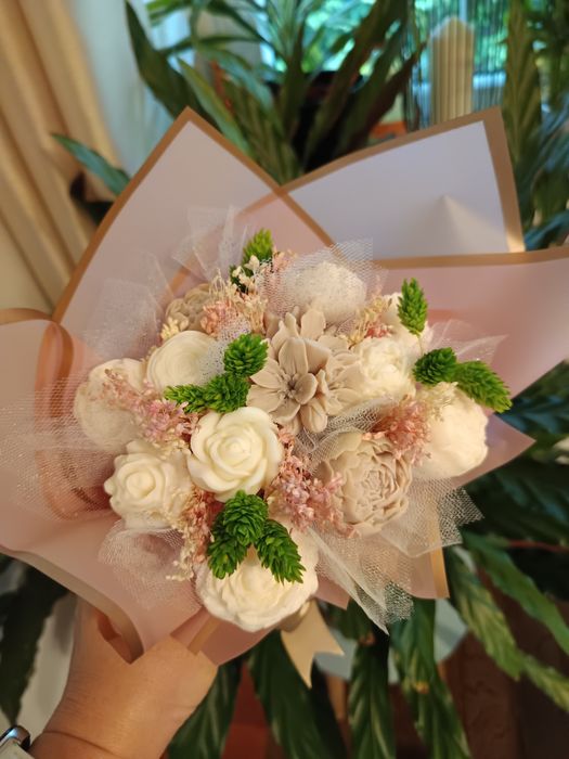 Bukiet z wosku sojowego