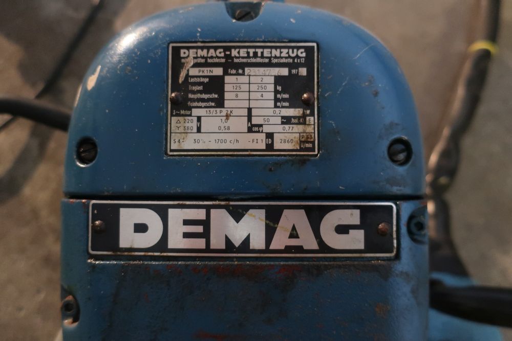 Wciagarka elektryczna Demag PK1 rukcug 125 kg