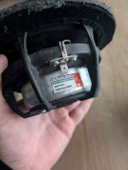 Dynaudio MW-160, мідбаси, колонки в автомобіль, виробництво ДАНІЯ
