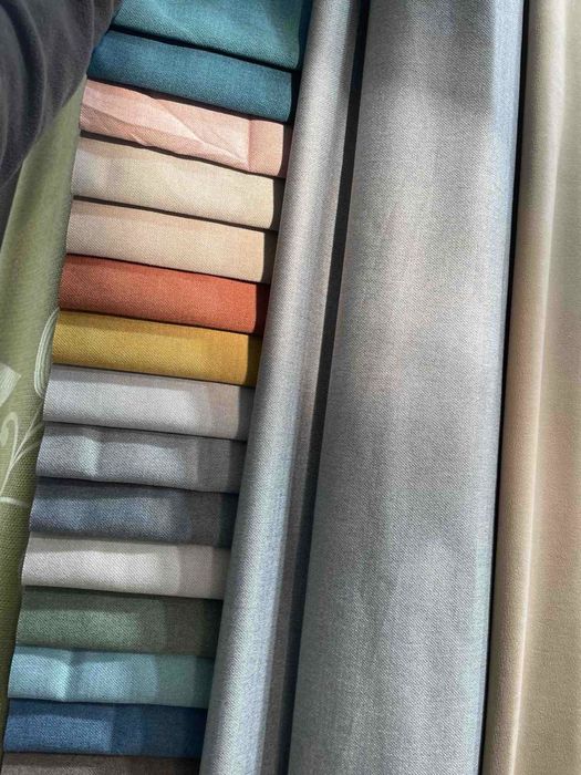 Штори опт гурт льон блекаут дімаут мікровелюр бархат велюр жатка