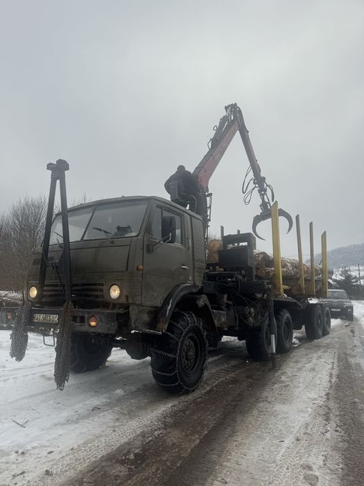 КамАЗ 4310 з маніпулятором(loglift130) лісовоз+причеп розпуск 6х6