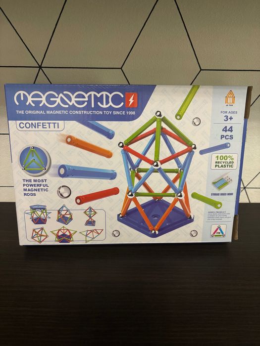 Magnetyczne klocki 44 elementy, 3+