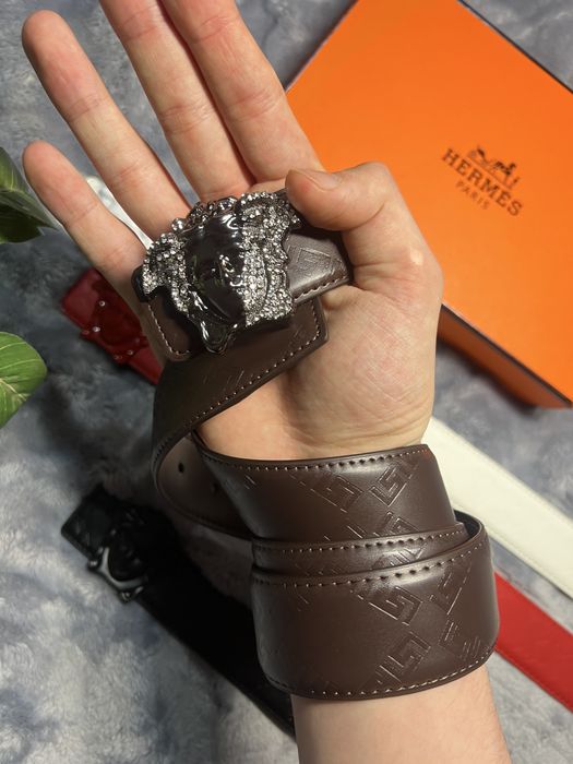 Ремінь Versace [ білий, чорний, коричневий, червоний, ремень ]