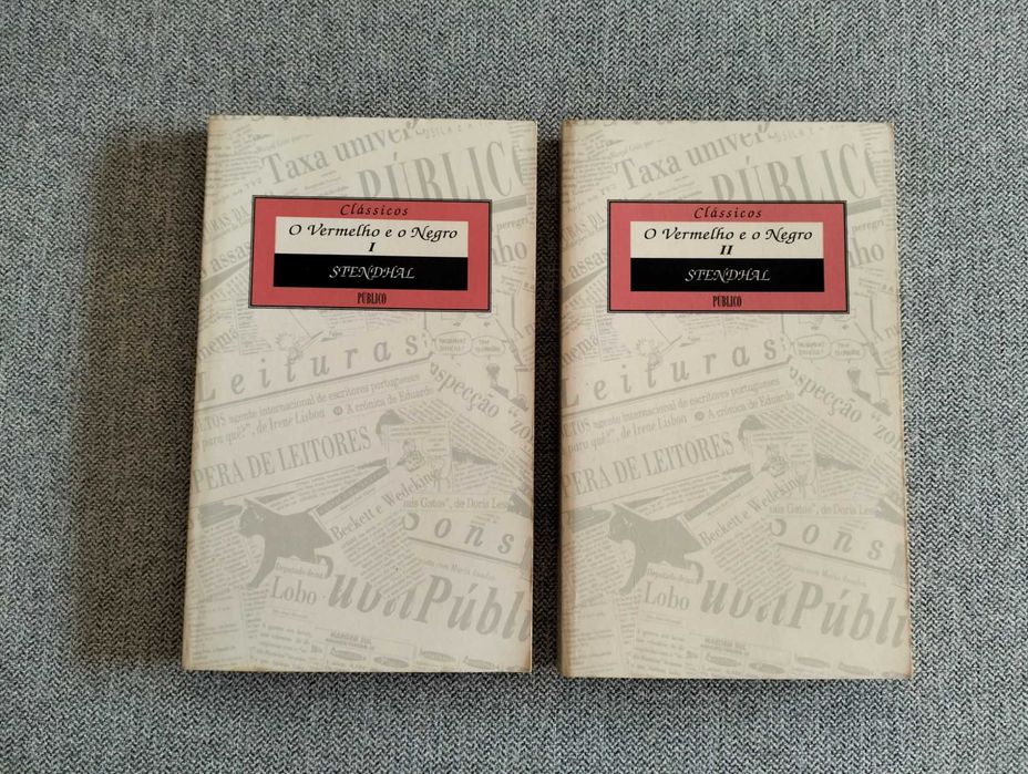 Livro "O vermelho e o negro" de Stendhal