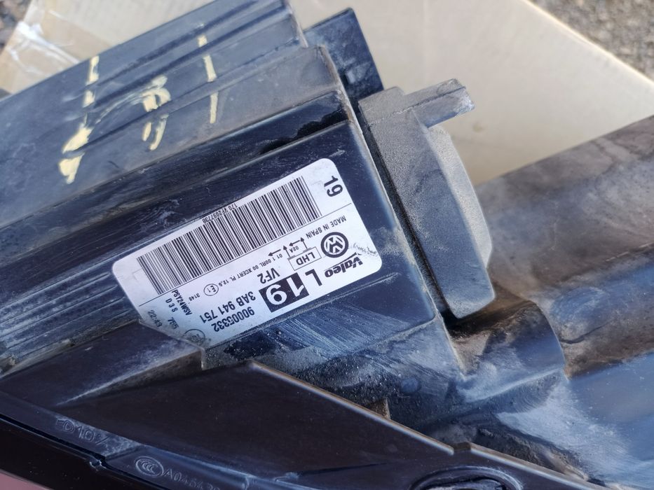 Passat B7 bi Xenon skrętny Europa led  lampa