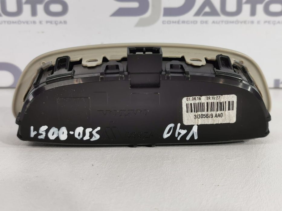 Plafonier Luz do teto - Volvo V40 D2