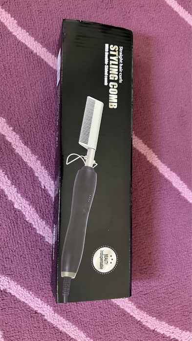 Escova de cabelo e barba eléctrica