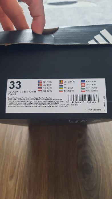 Adidasy chłopięce adidas 33