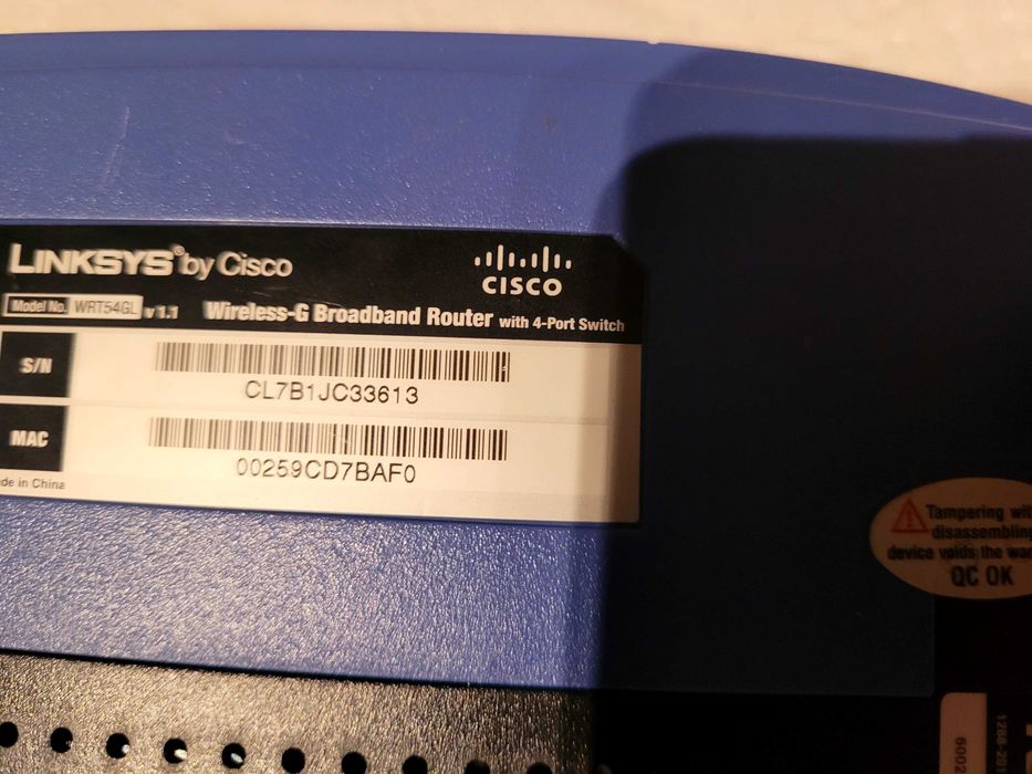 Router LinkSys-Cisco