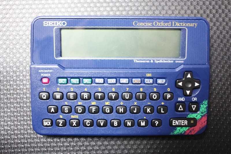 SEIKO ER 6000 OXFORD Theasures Spell Check tenth edition