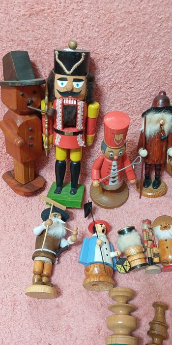 Курильщики. Щелкунчик. Дерево. Ручная работа.