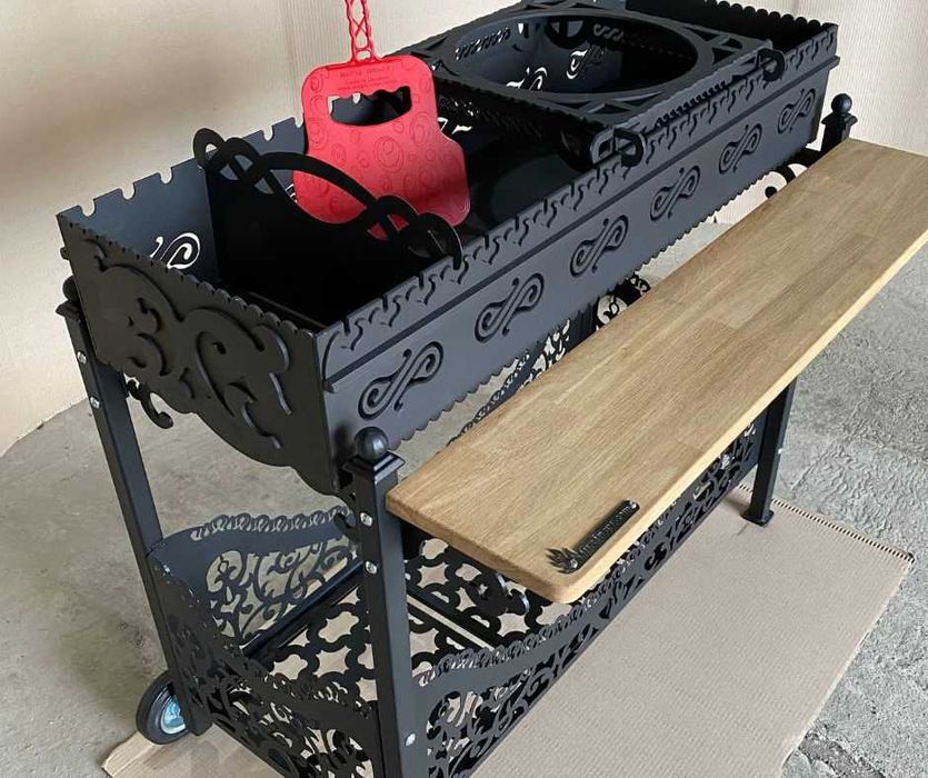 Мангал разборной Армада-2, толщина 4мм, подставка под казан в подарок