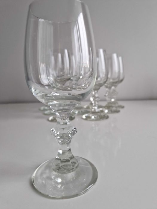 Kieliszki do wina marki Bohemia Crystal, 10 szt PRL