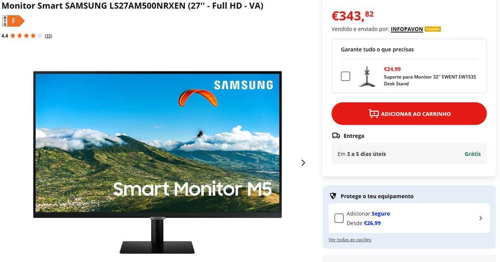 Monitor / Smart TV Samsung Full HD