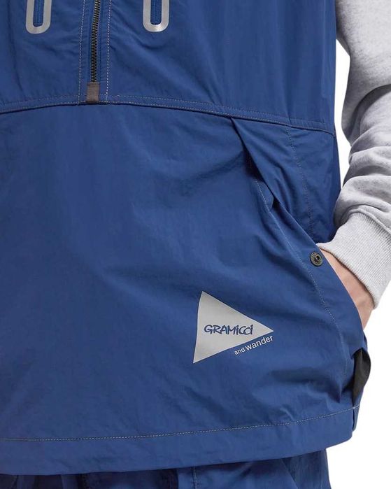 Жилет Gramicci x And Wander Brushed Nylon Vest Blue