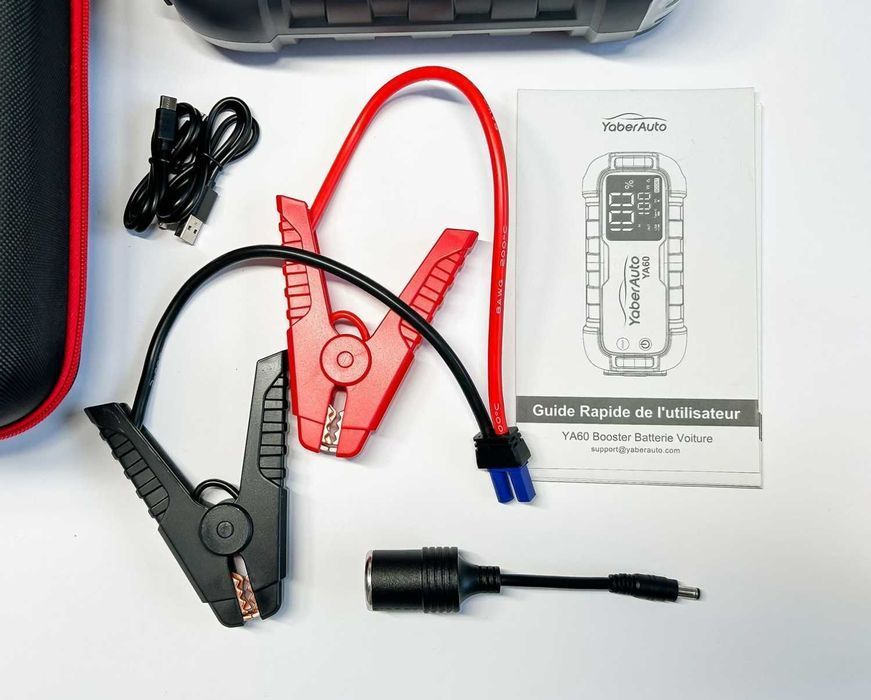 Ultra mocny powerbank booster urządzenie rozruchowe starter 6000A moc