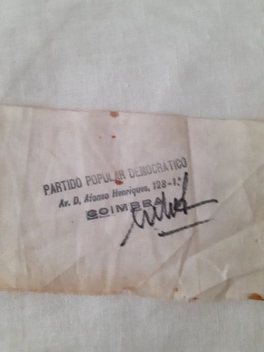Livre transitos do PPD dos Congressos de Aveiro e de Coimbra. 1975 (?)