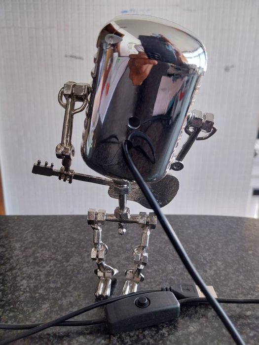Luz de presença/Microfone Elvis/vintage led usb candeeiro