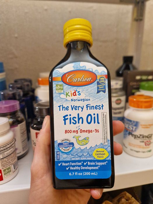 Carlson, норвежская серия для детей, омега 3, 800 мг, 200 мл