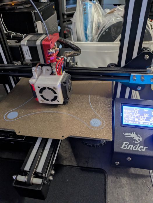 Impressora 3D Ender3 Pro c/ Direct Drive e extras
