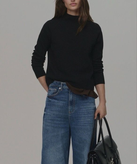 Вовняний зимовий светр cos стиль