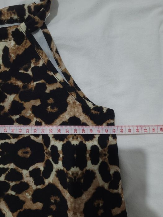 Sukienka mini panterka r.S